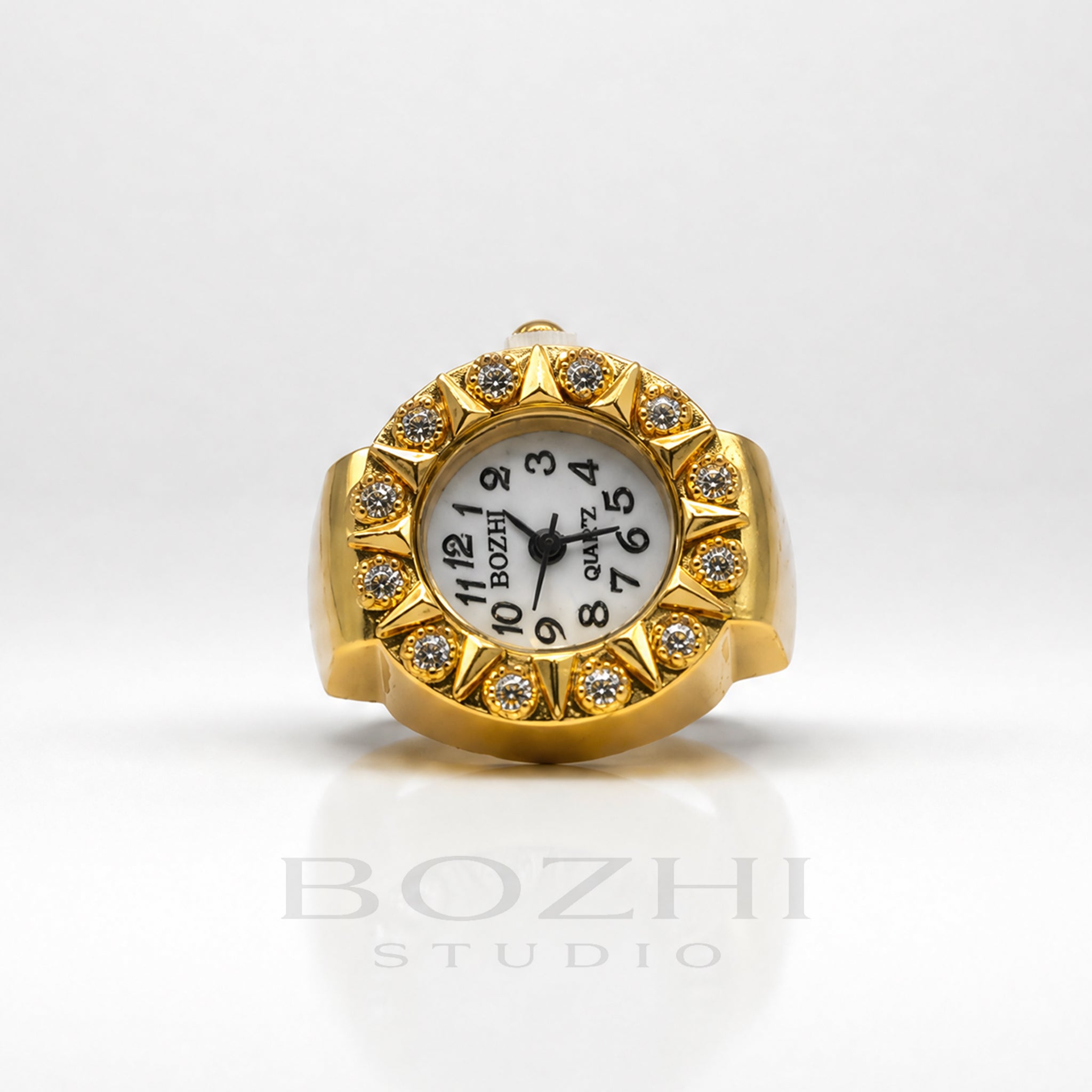 BOZHI Halo – Minimalistisk Watch Ring i Rostfritt Stål