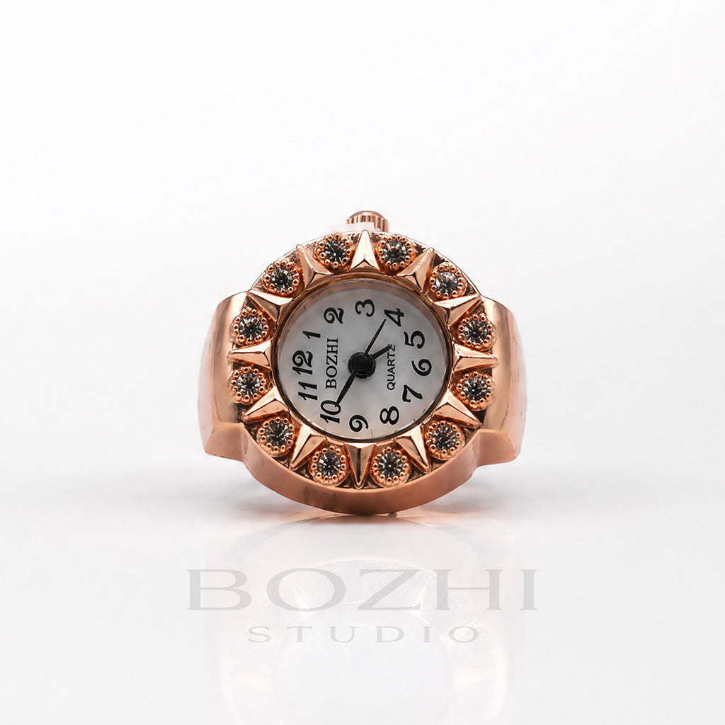BOZHI Halo – Minimalistisk Watch Ring i Rostfritt Stål