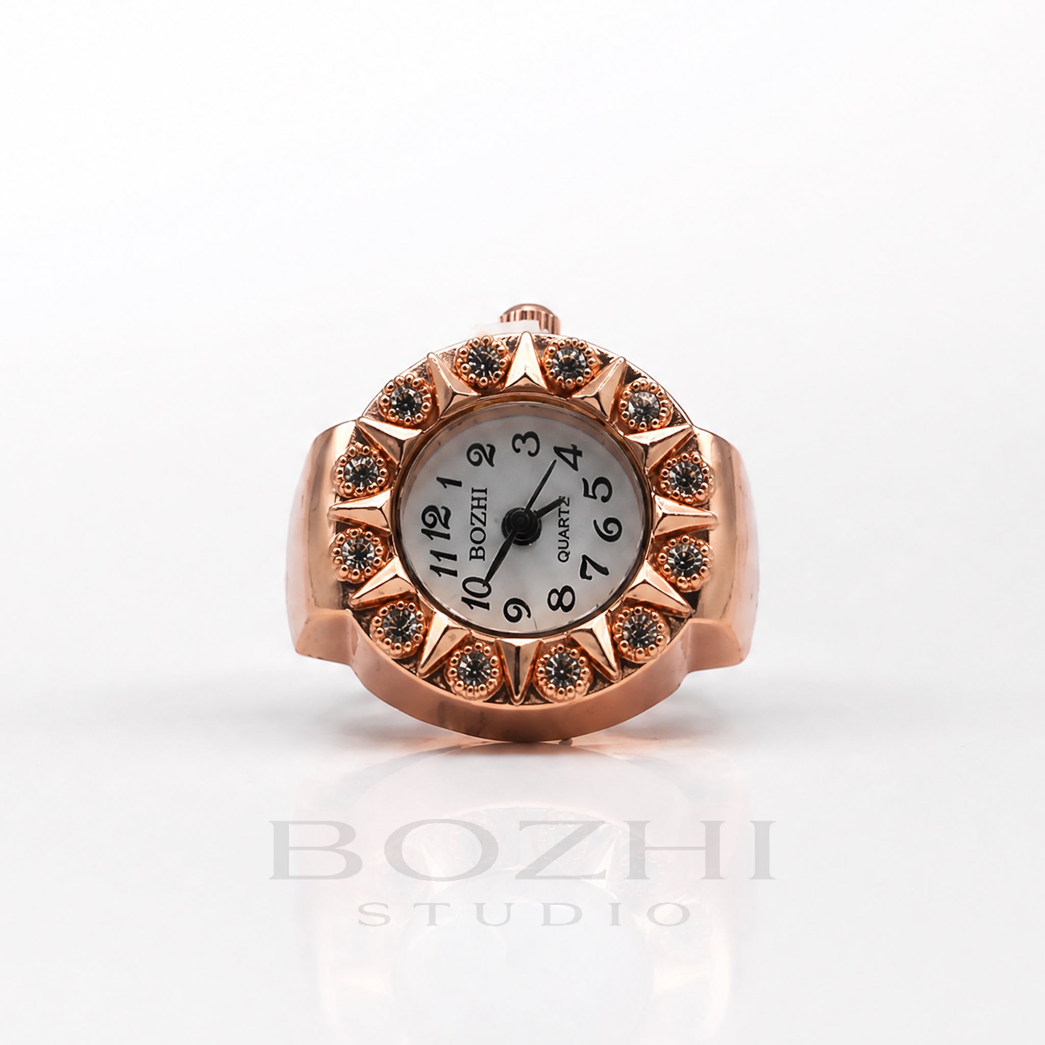 BOZHI Halo – Minimalistisk Watch Ring i Rostfritt Stål
