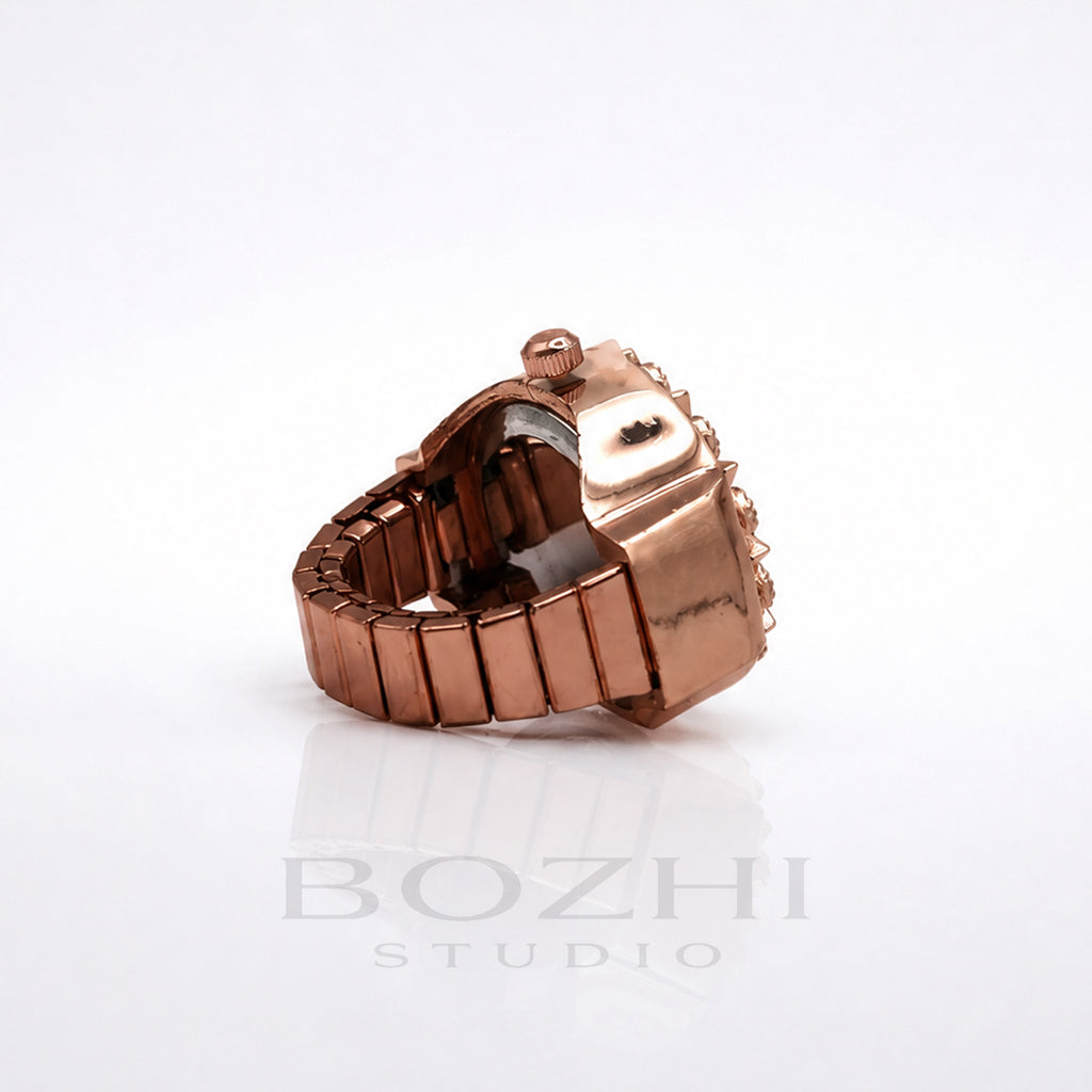 BOZHI Halo – Minimalistisk Watch Ring i Rostfritt Stål