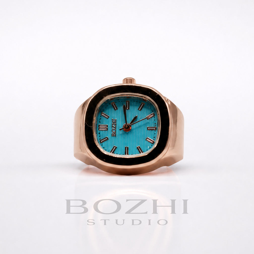BOZHI Fjord – Minimalistisk Watch Ring i Rostfritt Stål
