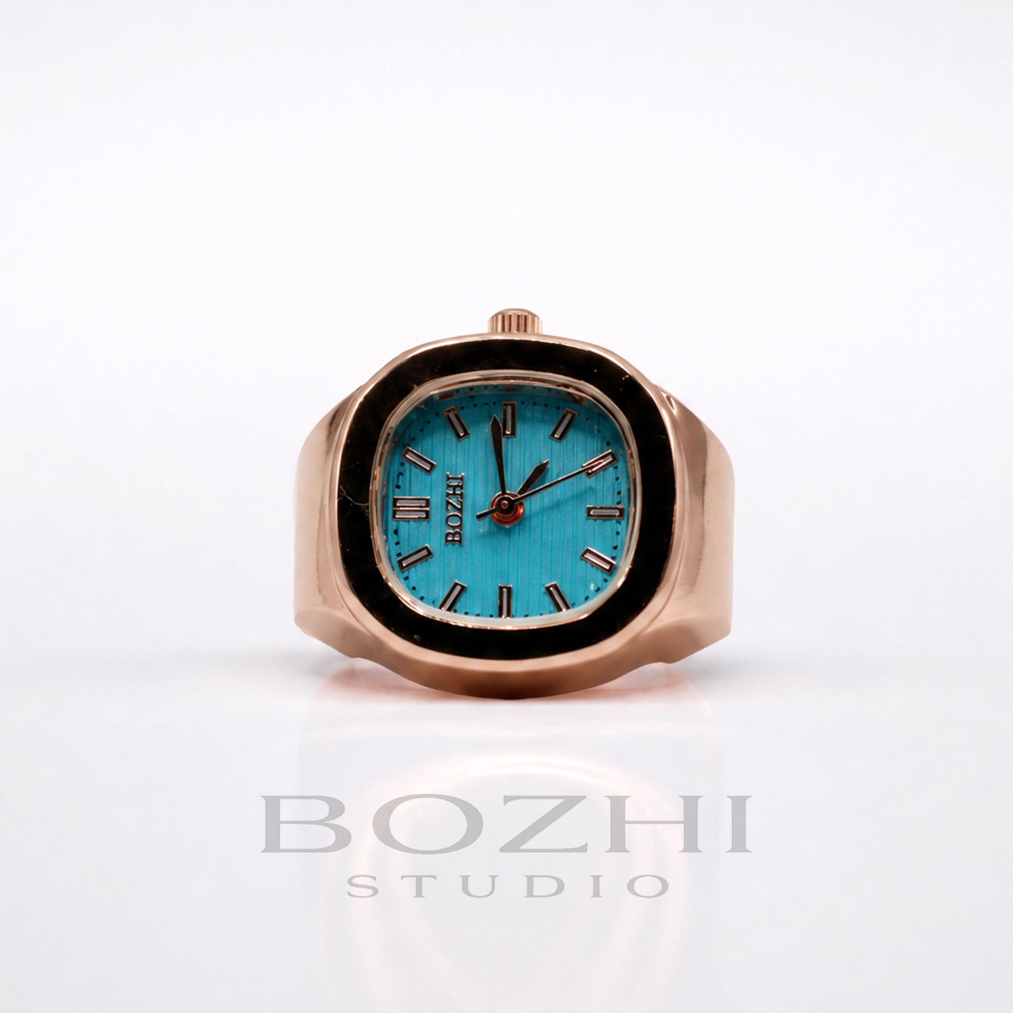 BOZHI Fjord – Minimalistisk Watch Ring i Rostfritt Stål