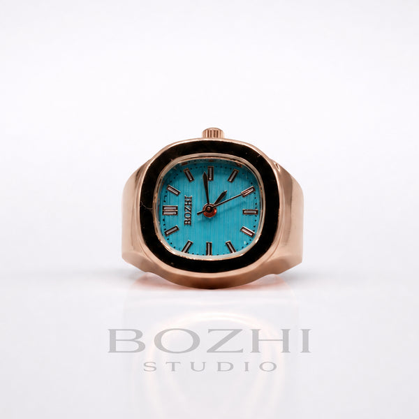 BOZHI Fjord – Minimalistisk Watch Ring i Rostfritt Stål