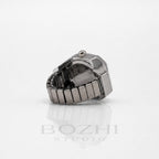BOZHI Atlas – Minimalistisk Watch Ring i Rostfritt Stål