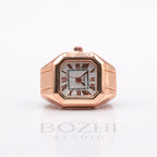 BOZHI Atlas – Minimalistisk Watch Ring i Rostfritt Stål