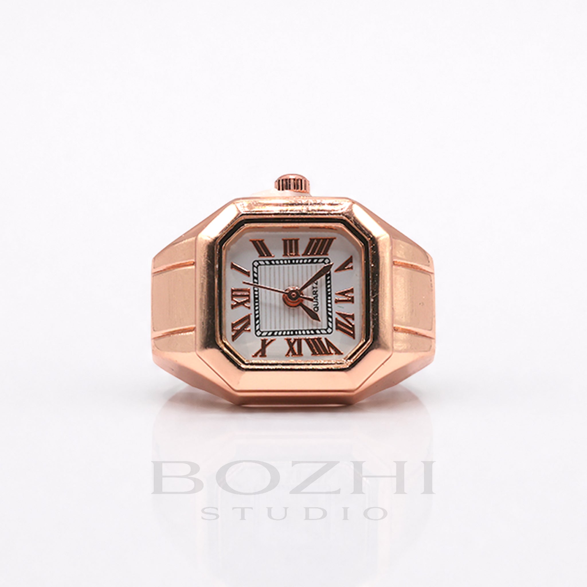 BOZHI Atlas – Minimalistisk Watch Ring i Rostfritt Stål
