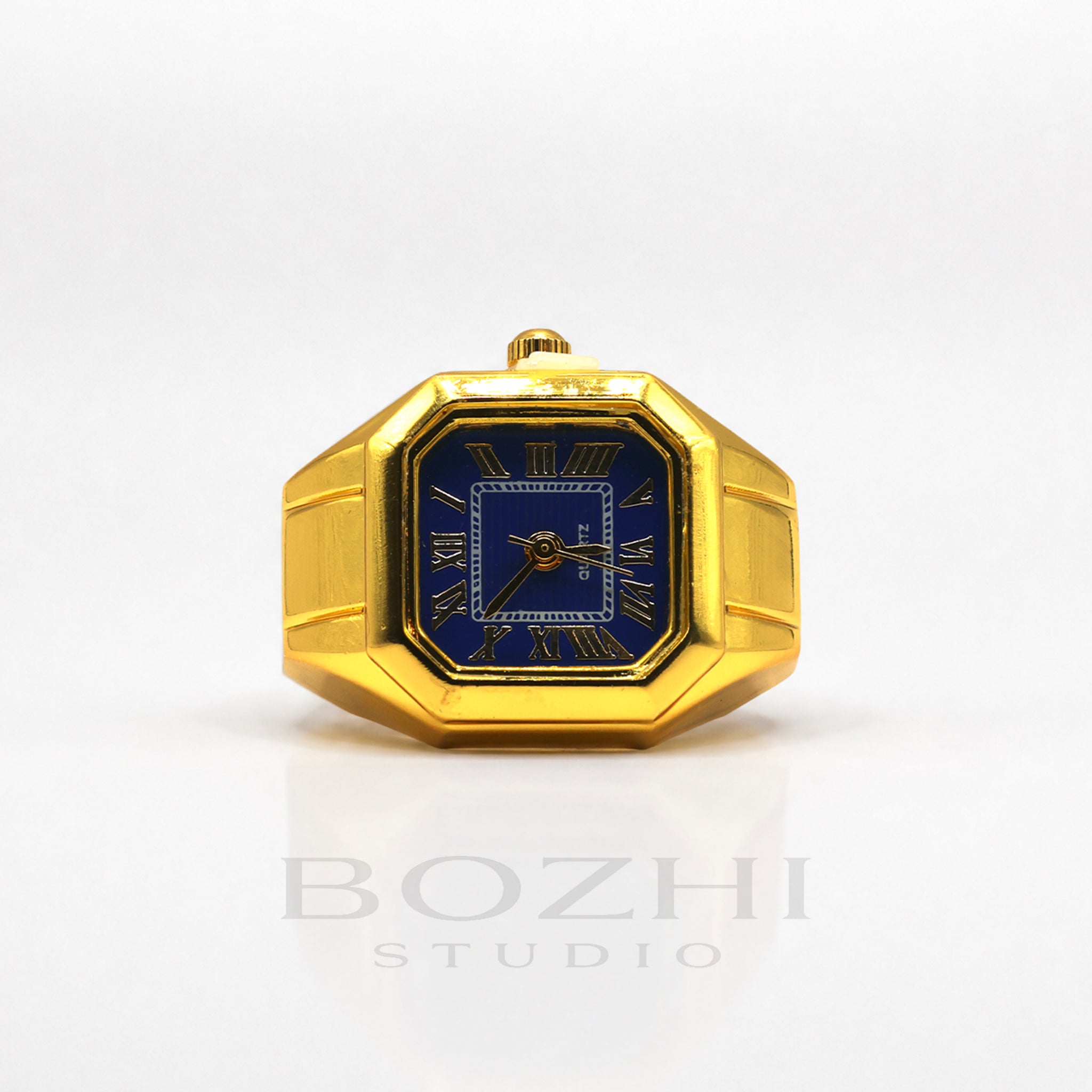 BOZHI Atlas – Minimalistisk Watch Ring i Rostfritt Stål