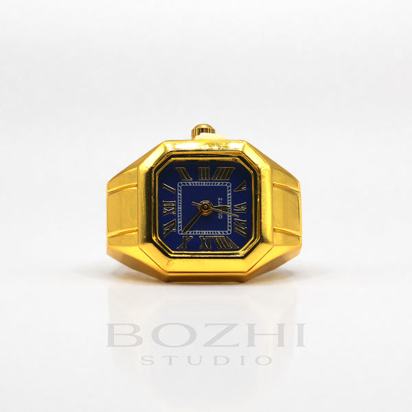 BOZHI Atlas – Minimalistisk Watch Ring i Rostfritt Stål