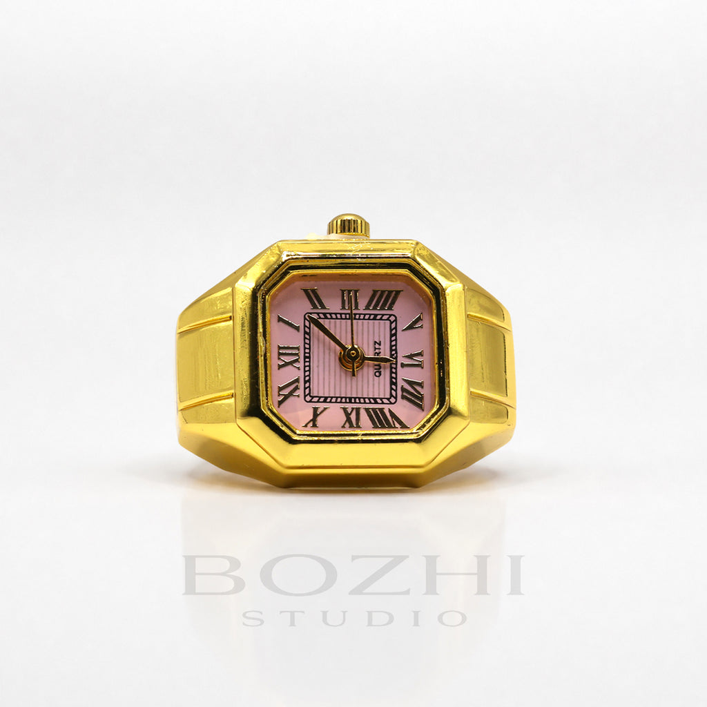 BOZHI Atlas – Minimalistisk Watch Ring i Rostfritt Stål