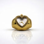 BOZHI Luna – Minimalistisk Watch Ring i Rostfritt Stål