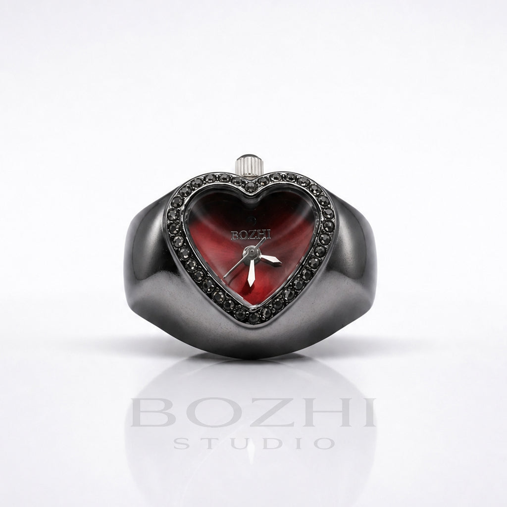 BOZHI Luna – Minimalistisk Watch Ring i Rostfritt Stål