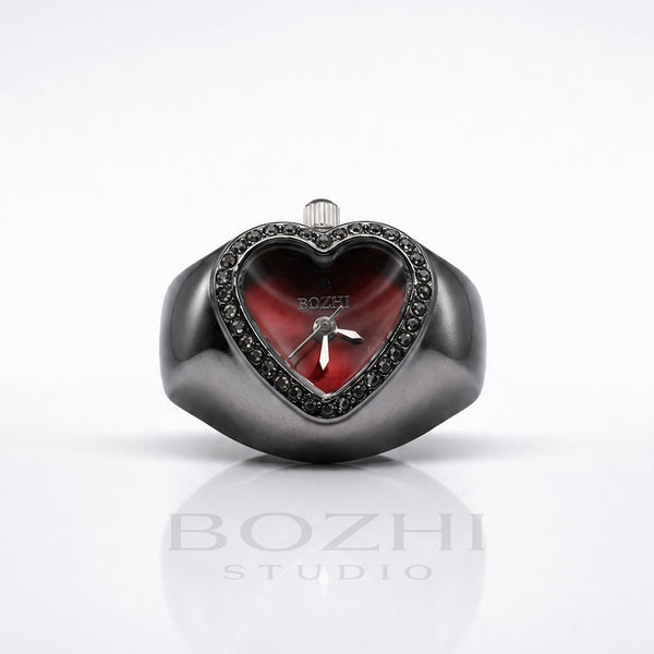 BOZHI Luna – Minimalistisk Watch Ring i Rostfritt Stål
