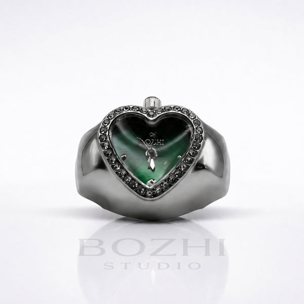 BOZHI Luna – Minimalistisk Watch Ring i Rostfritt Stål