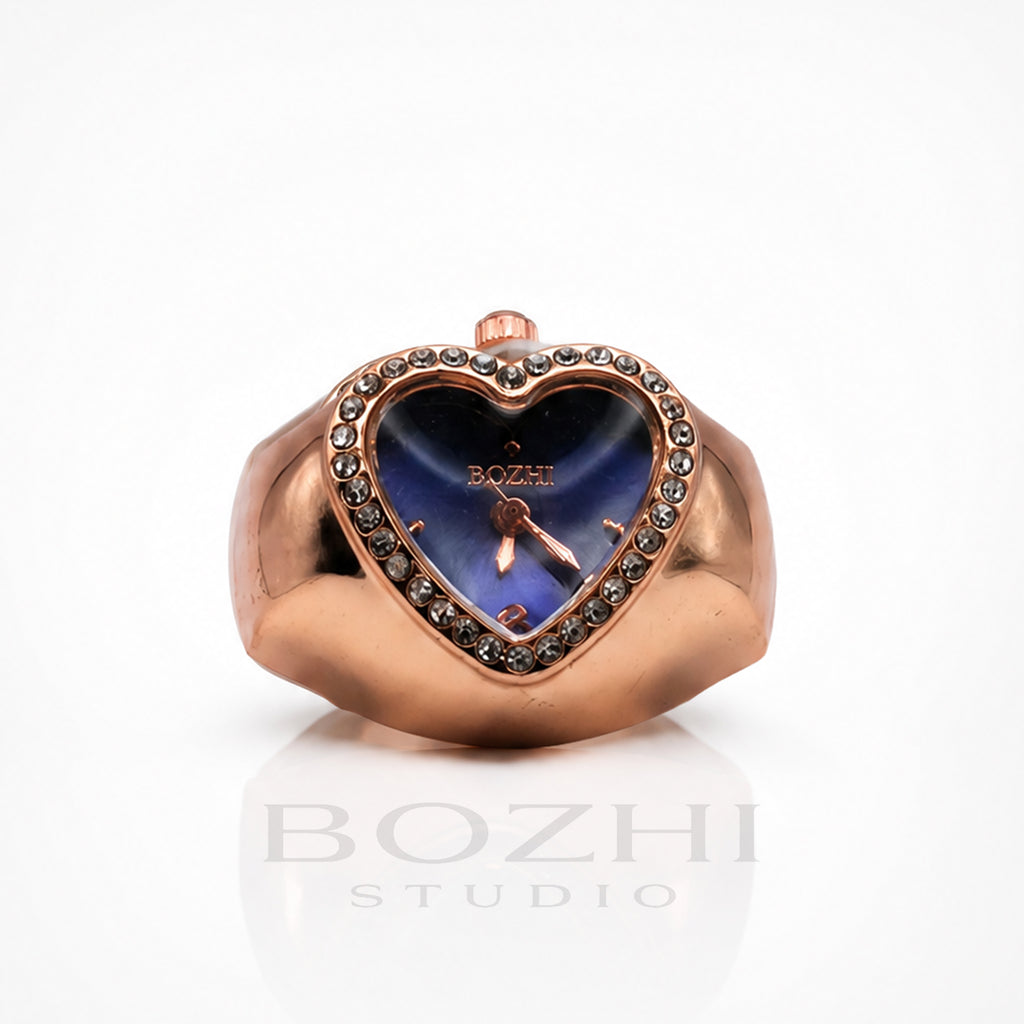 BOZHI Luna – Minimalistisk Watch Ring i Rostfritt Stål