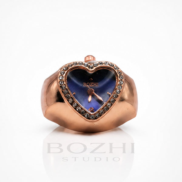 BOZHI Luna – Minimalistisk Watch Ring i Rostfritt Stål