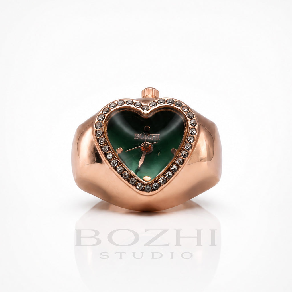 BOZHI Luna – Minimalistisk Watch Ring i Rostfritt Stål