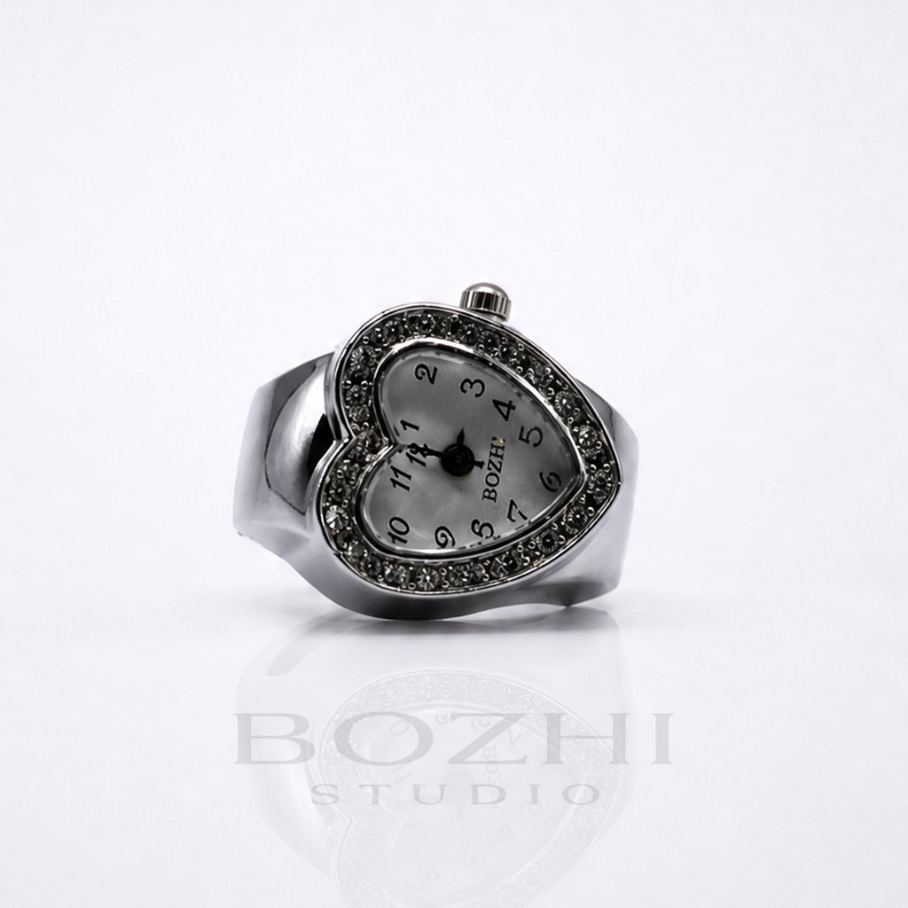 BOZHI Halo – Minimalistisk Watch Ring i Rostfritt Stål