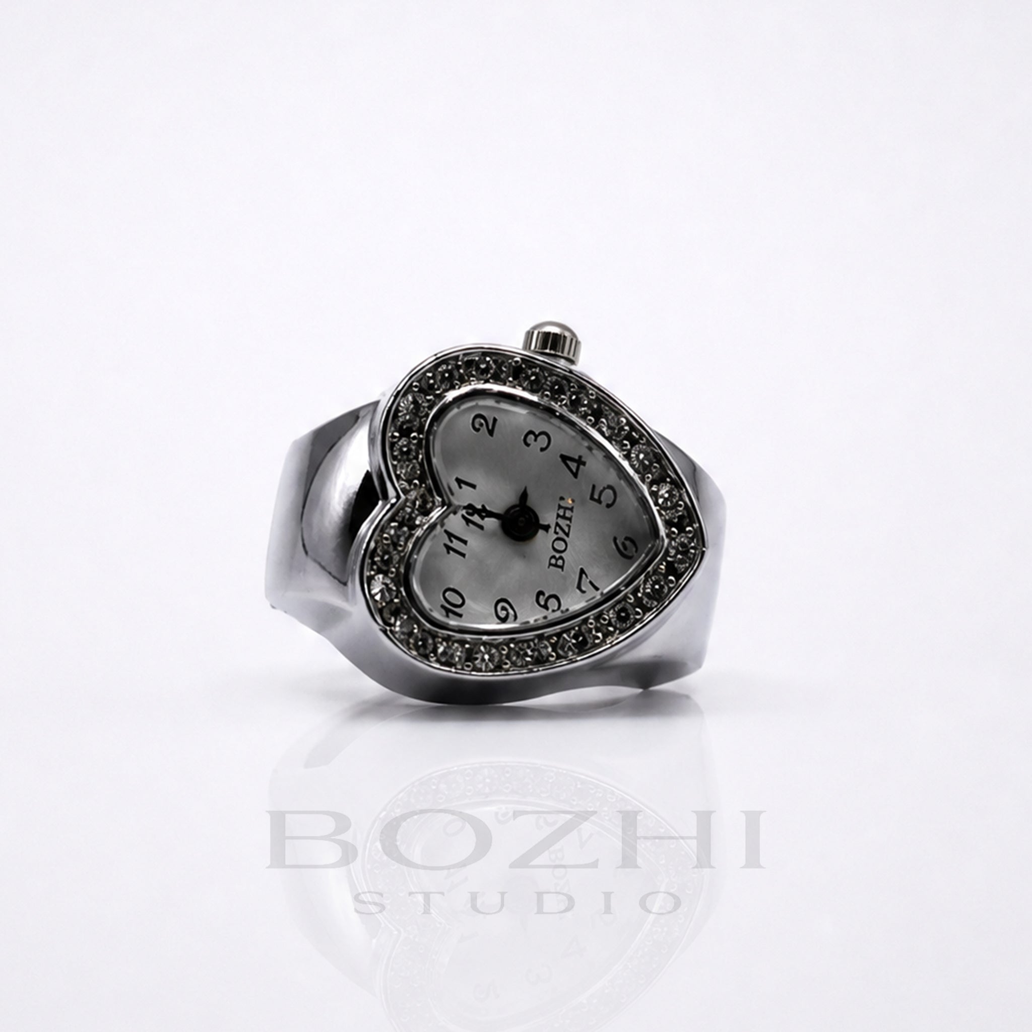 BOZHI Halo – Minimalistisk Watch Ring i Rostfritt Stål