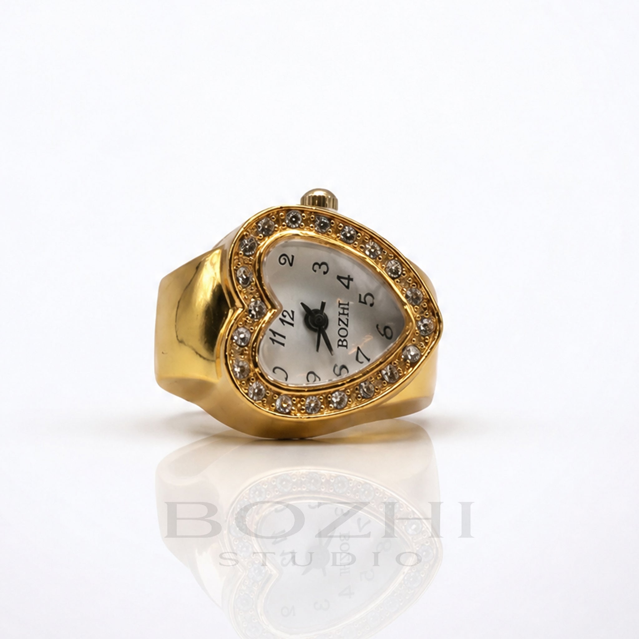 BOZHI Halo – Minimalistisk Watch Ring i Rostfritt Stål
