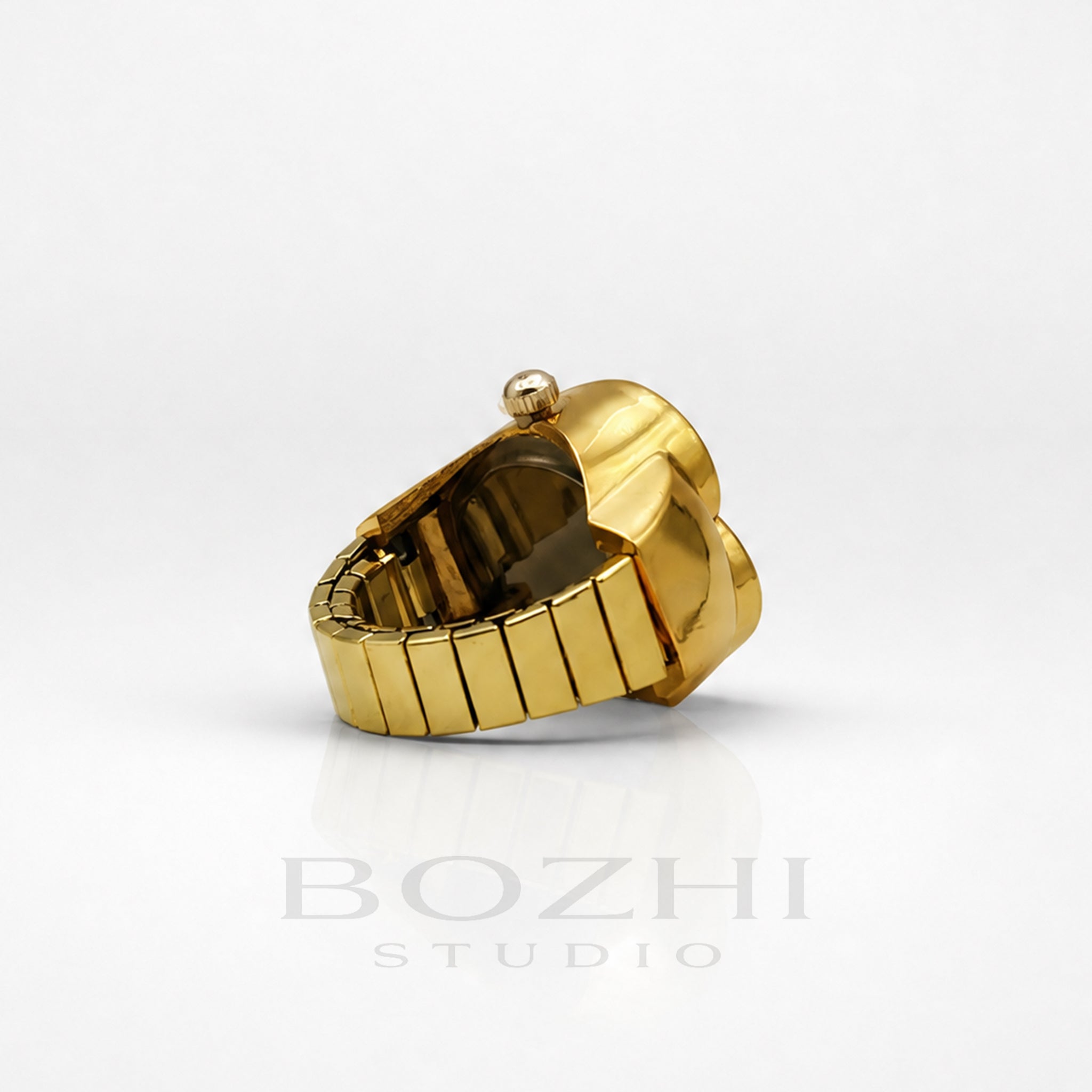 BOZHI Halo – Minimalistisk Watch Ring i Rostfritt Stål
