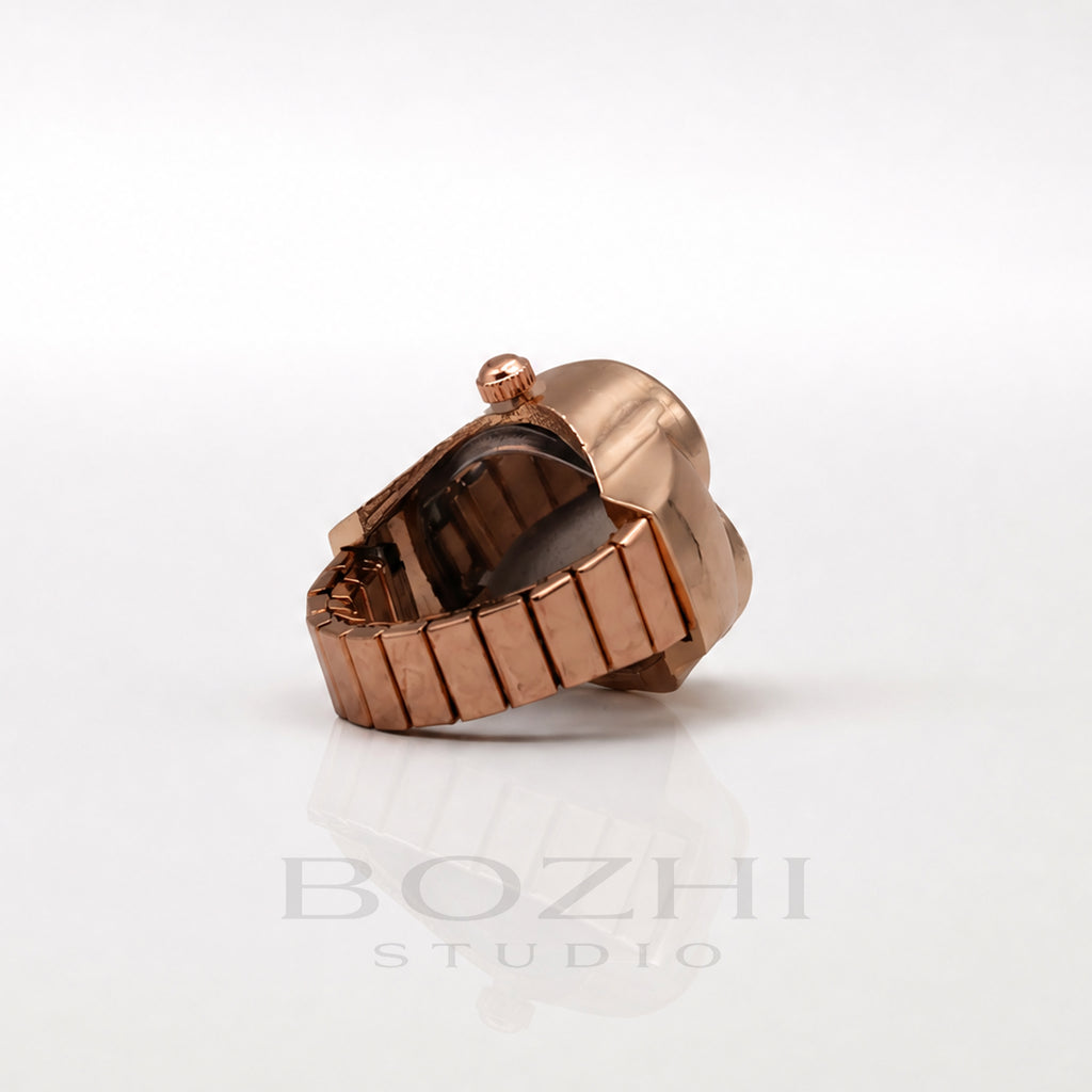 BOZHI Halo – Minimalistisk Watch Ring i Rostfritt Stål