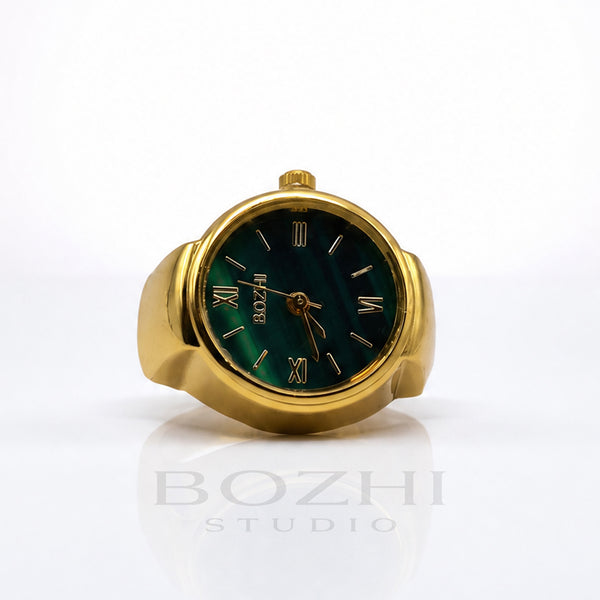 BOZHI Delta – Minimalistisk Watch Ring i Rostfritt Stål