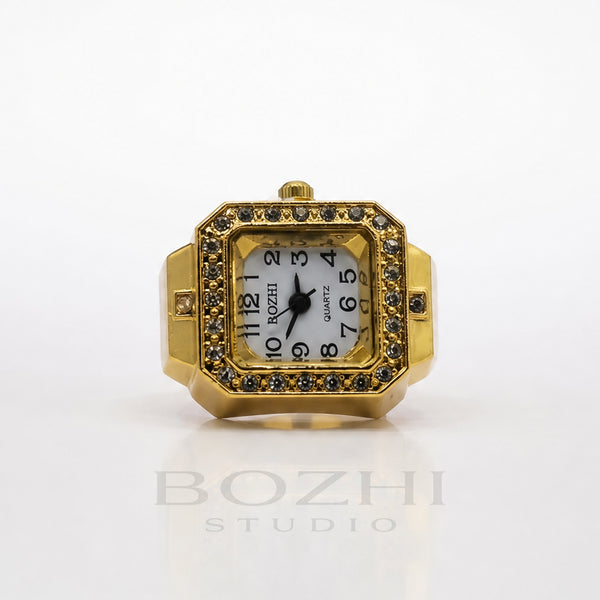 BOZHI Nord – Minimalistisk Watch Ring i Rostfritt Stål