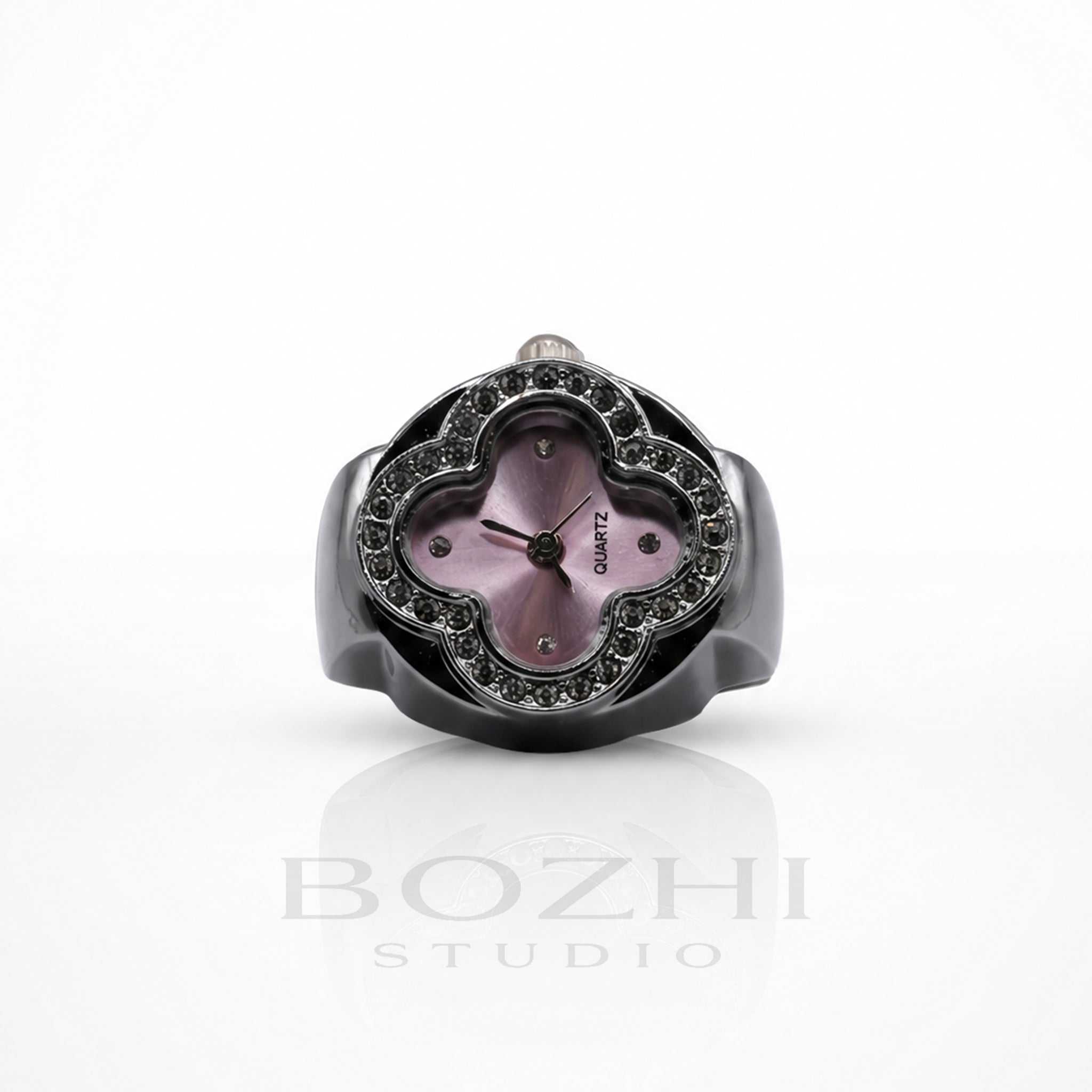 BOZHI Klöver – Minimalistisk Watch Ring i Rostfritt Stål