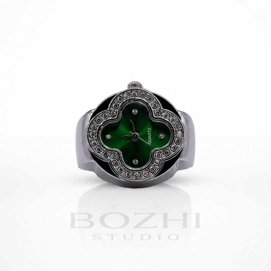 BOZHI Klöver – Minimalistisk Watch Ring i Rostfritt Stål