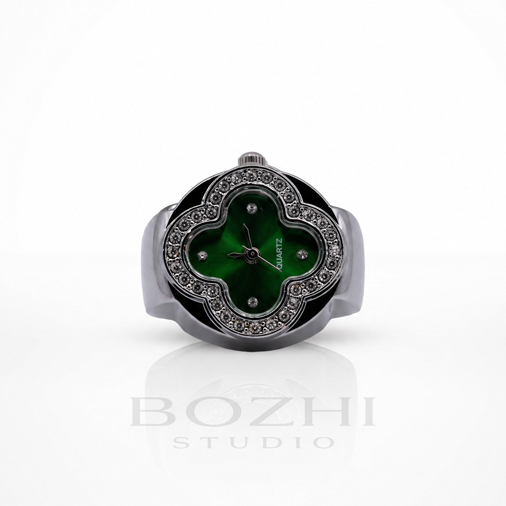 BOZHI Klöver – Minimalistisk Watch Ring i Rostfritt Stål