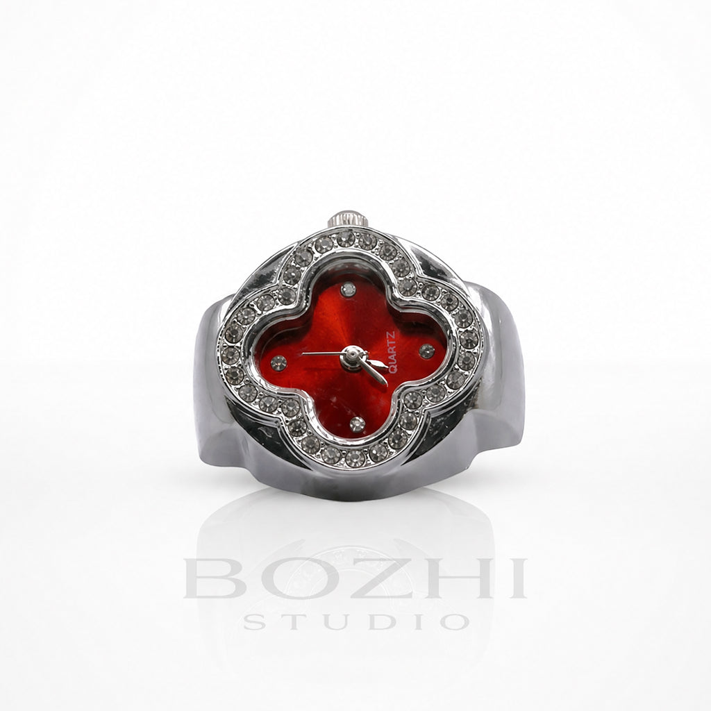 BOZHI Klöver – Minimalistisk Watch Ring i Rostfritt Stål