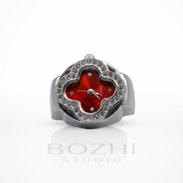 BOZHI Klöver – Minimalistisk Watch Ring i Rostfritt Stål