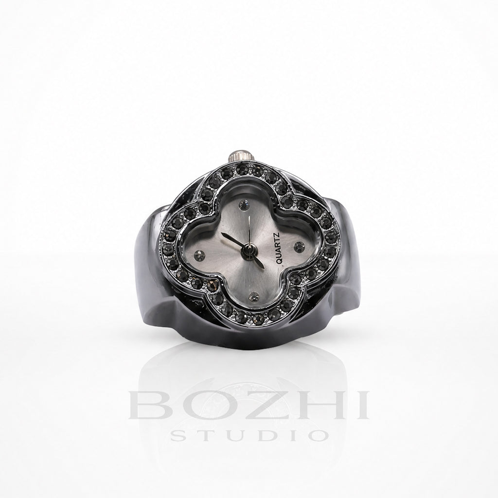BOZHI Klöver – Minimalistisk Watch Ring i Rostfritt Stål