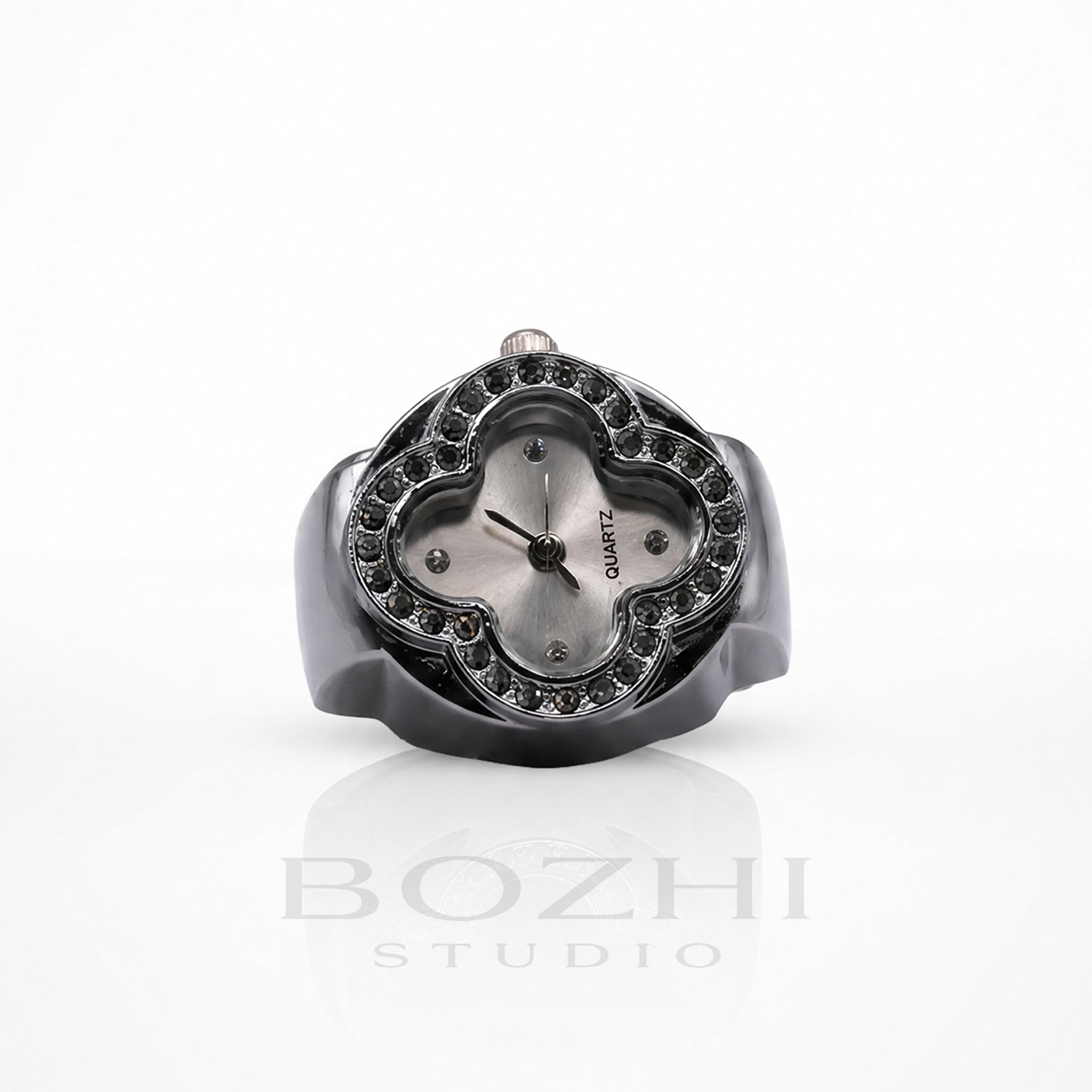 BOZHI Klöver – Minimalistisk Watch Ring i Rostfritt Stål