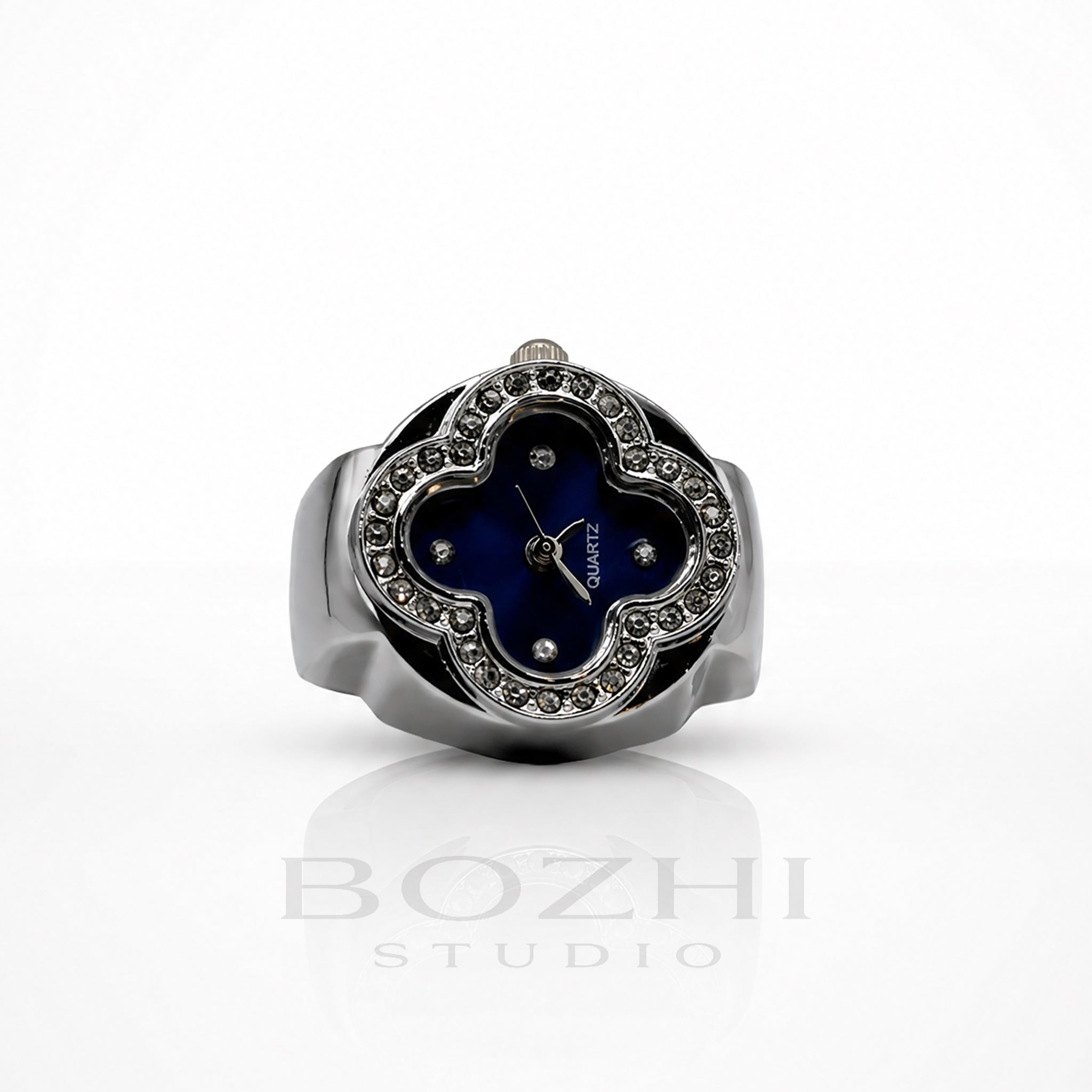 BOZHI Klöver – Minimalistisk Watch Ring i Rostfritt Stål