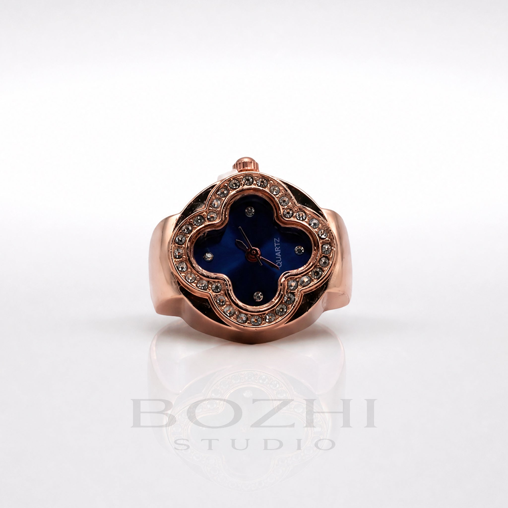 BOZHI Klöver – Minimalistisk Watch Ring i Rostfritt Stål