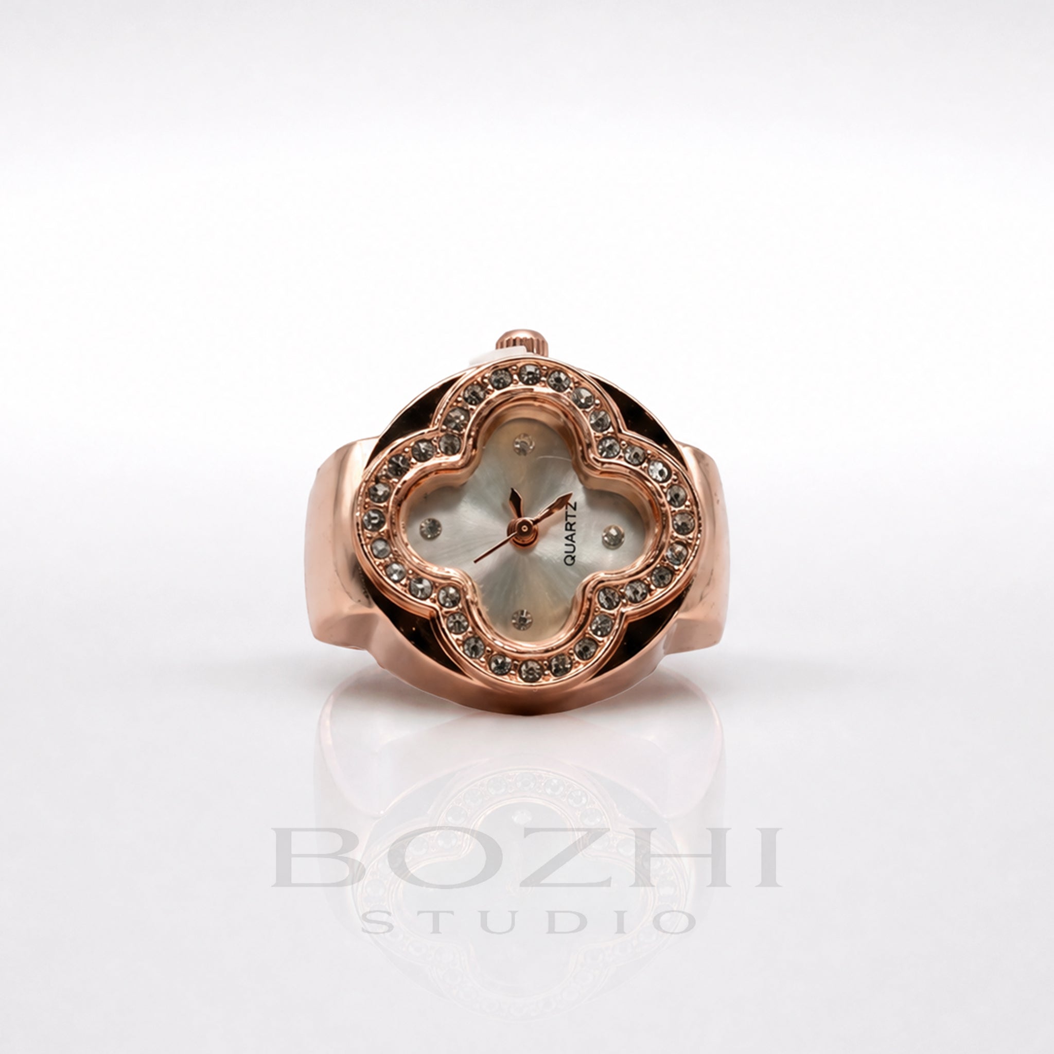 BOZHI Klöver – Minimalistisk Watch Ring i Rostfritt Stål