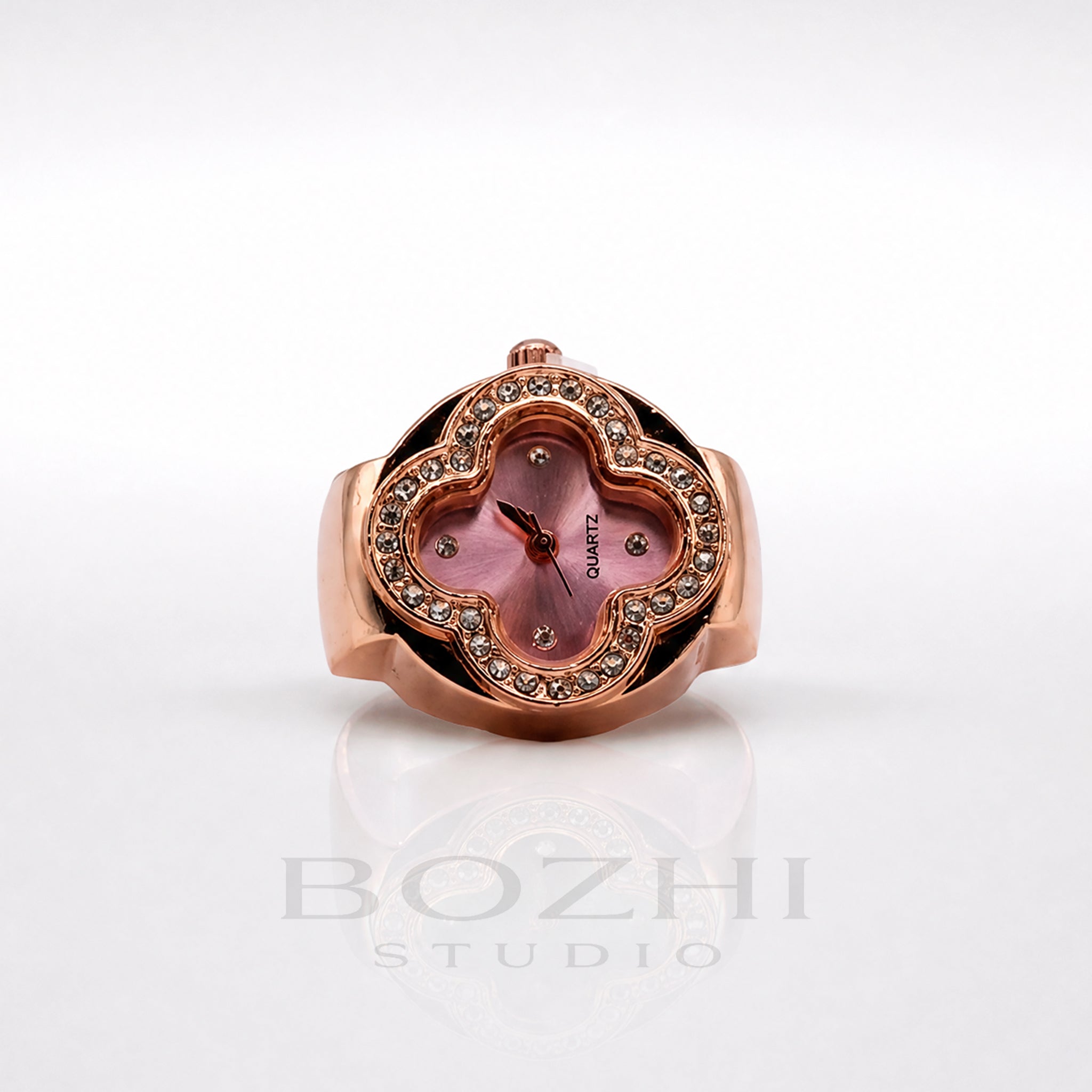 BOZHI Klöver – Minimalistisk Watch Ring i Rostfritt Stål