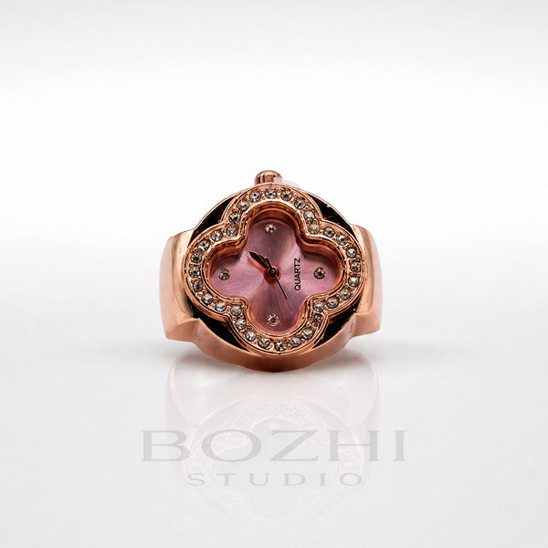 BOZHI Klöver – Minimalistisk Watch Ring i Rostfritt Stål