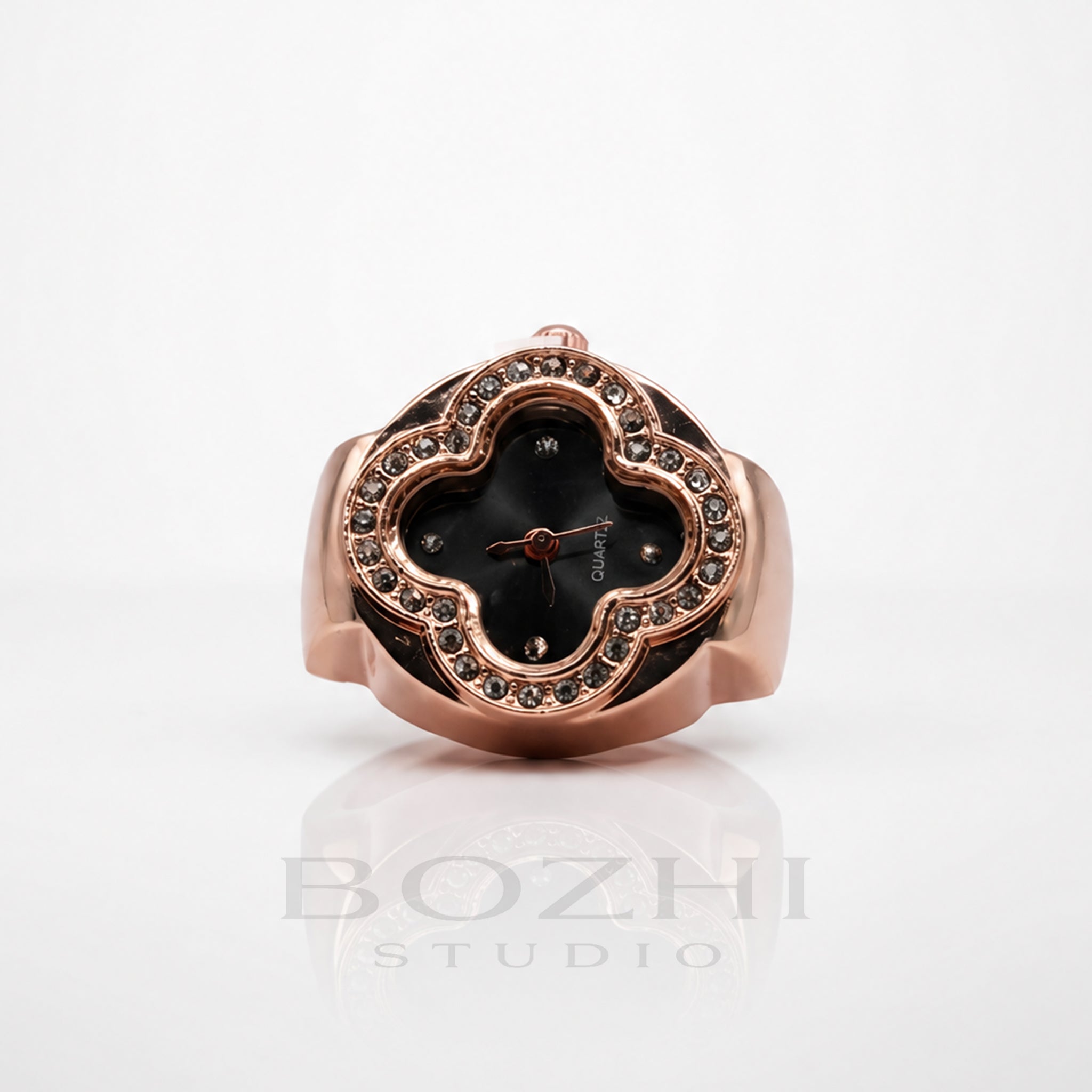 BOZHI Klöver – Minimalistisk Watch Ring i Rostfritt Stål