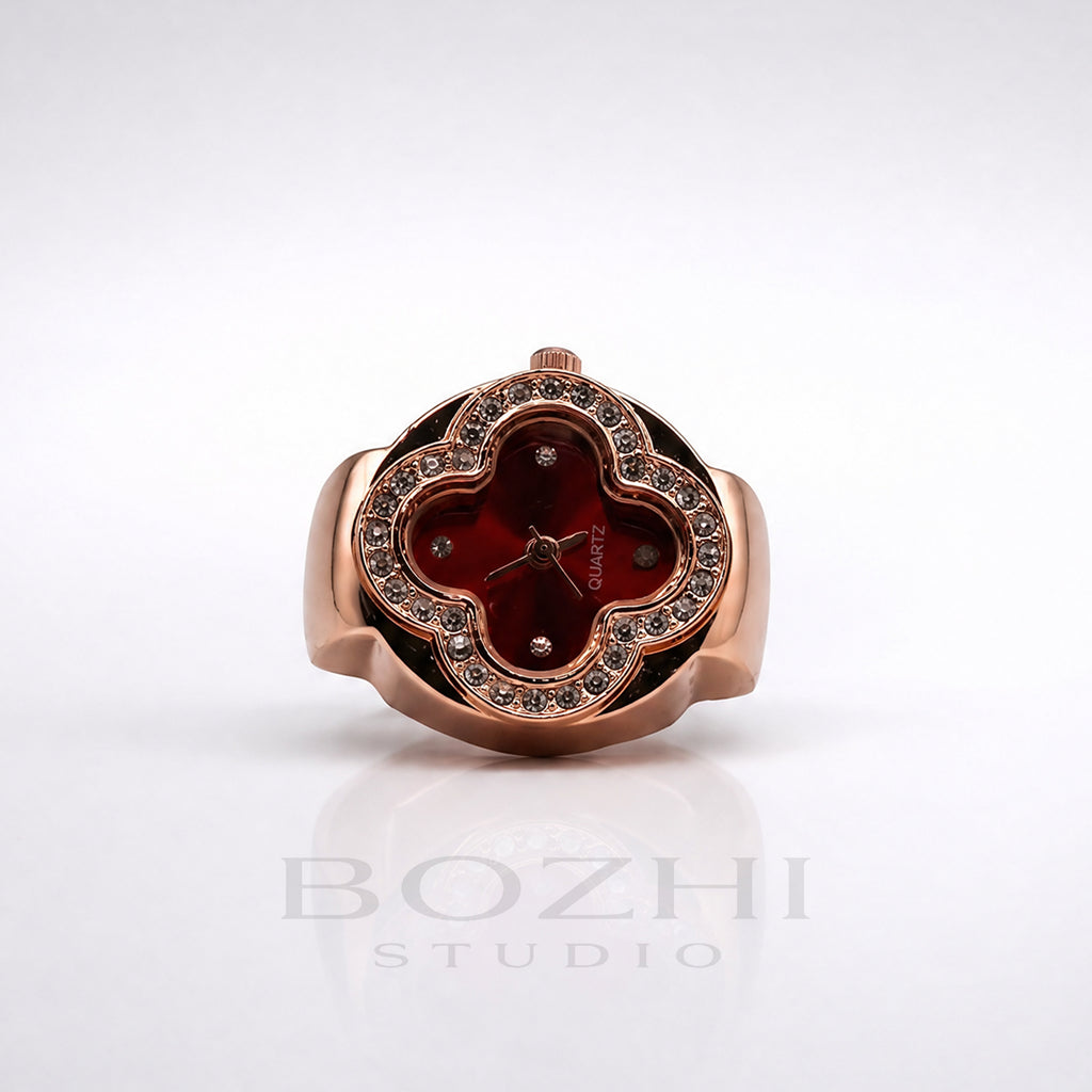 BOZHI Klöver – Minimalistisk Watch Ring i Rostfritt Stål