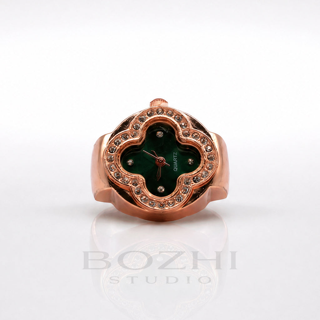 BOZHI Klöver – Minimalistisk Watch Ring i Rostfritt Stål