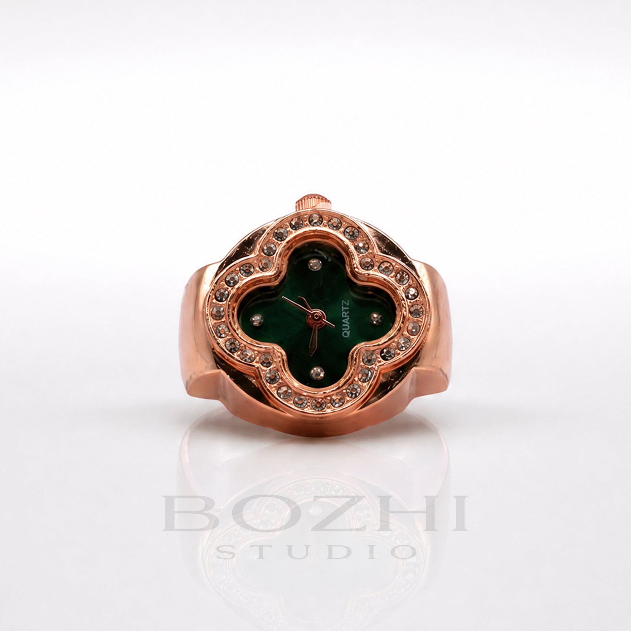 BOZHI Klöver – Minimalistisk Watch Ring i Rostfritt Stål