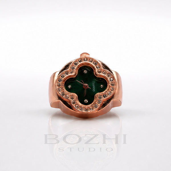 BOZHI Klöver – Minimalistisk Watch Ring i Rostfritt Stål