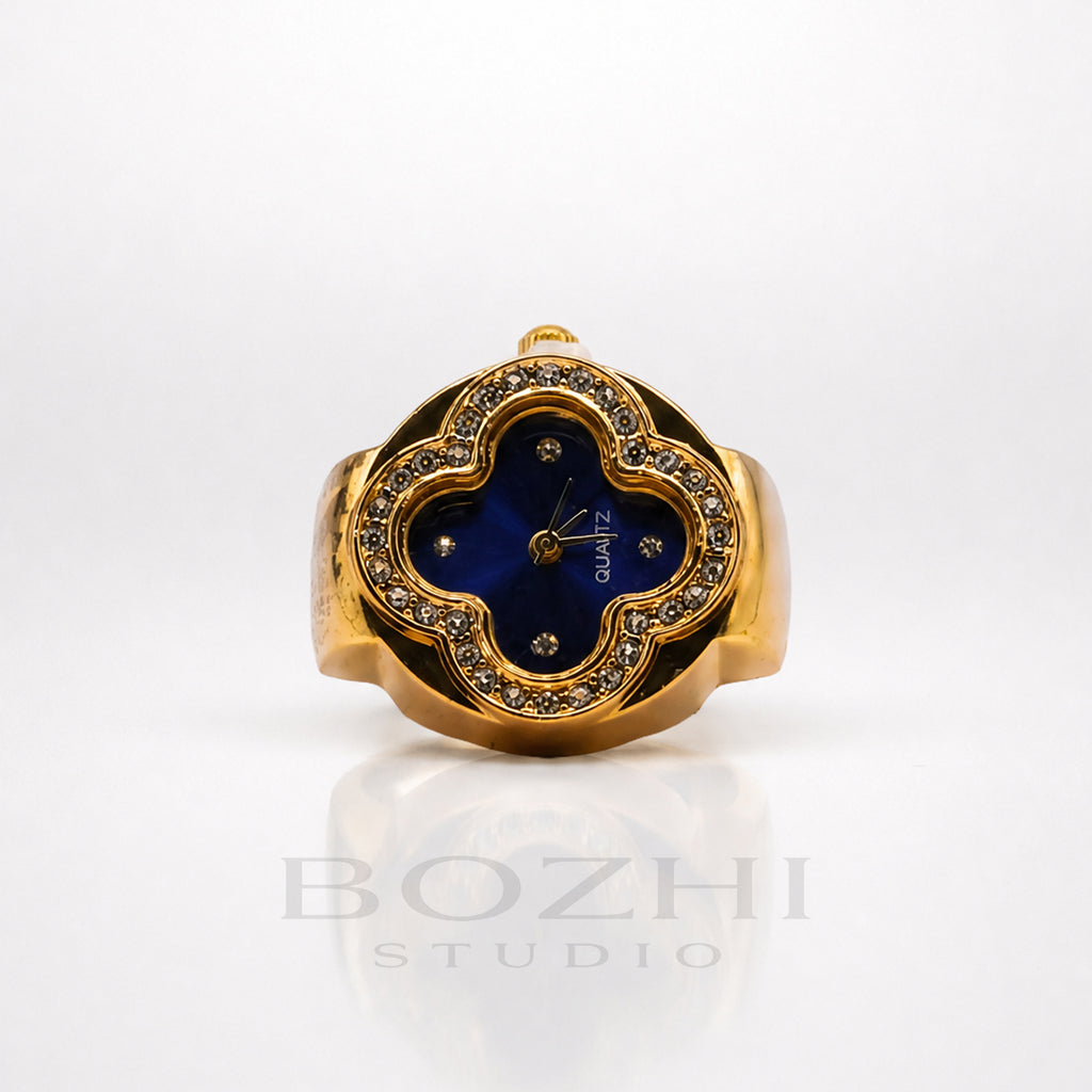 BOZHI Klöver – Minimalistisk Watch Ring i Rostfritt Stål