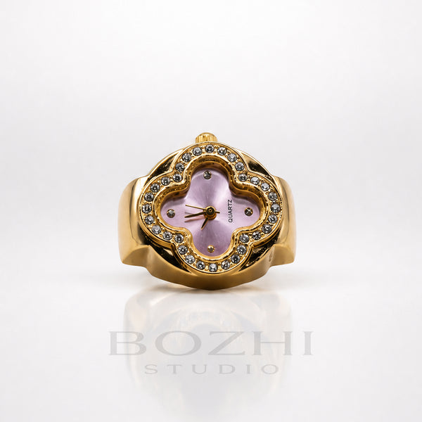 BOZHI Klöver – Minimalistisk Watch Ring i Rostfritt Stål