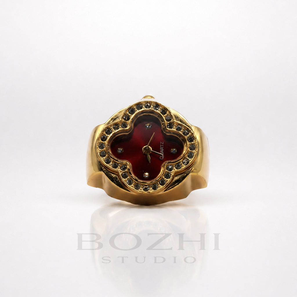 BOZHI Klöver – Minimalistisk Watch Ring i Rostfritt Stål
