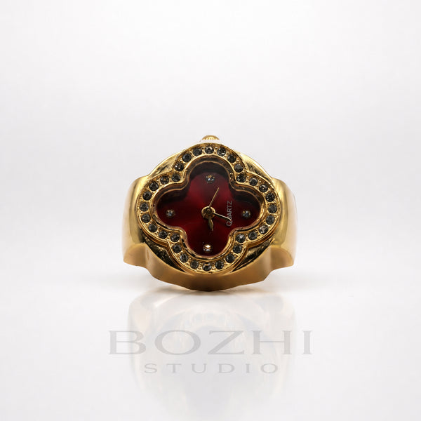BOZHI Klöver – Minimalistisk Watch Ring i Rostfritt Stål