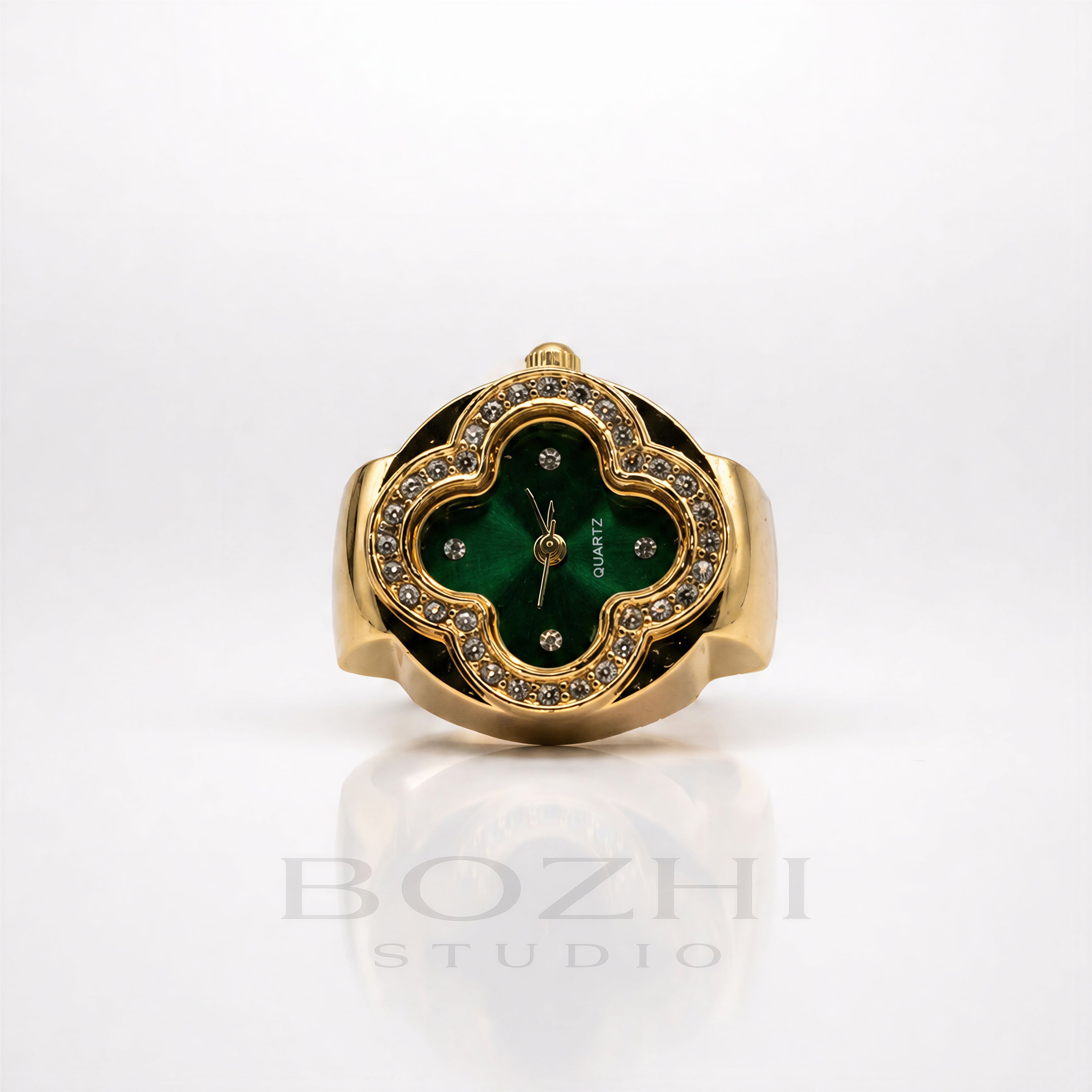 BOZHI Klöver – Minimalistisk Watch Ring i Rostfritt Stål