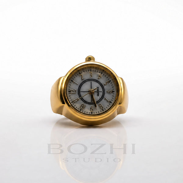 BOZHI Svea – Minimalistisk Watch Ring i Rostfritt Stål